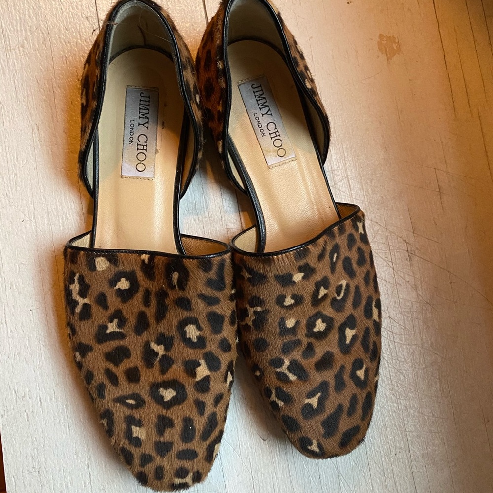 Jimmy Choo calf hair mules size 7